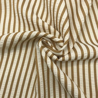 Colorful Striped Seersucker Fabric By the Yard
