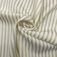 Colorful Striped Seersucker Fabric By the Yard