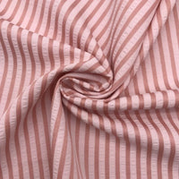 Colorful Striped Seersucker Fabric By the Yard