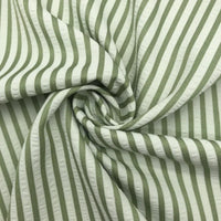 Colorful Striped Seersucker Fabric By the Yard