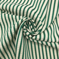 Colorful Striped Seersucker Fabric By the Yard
