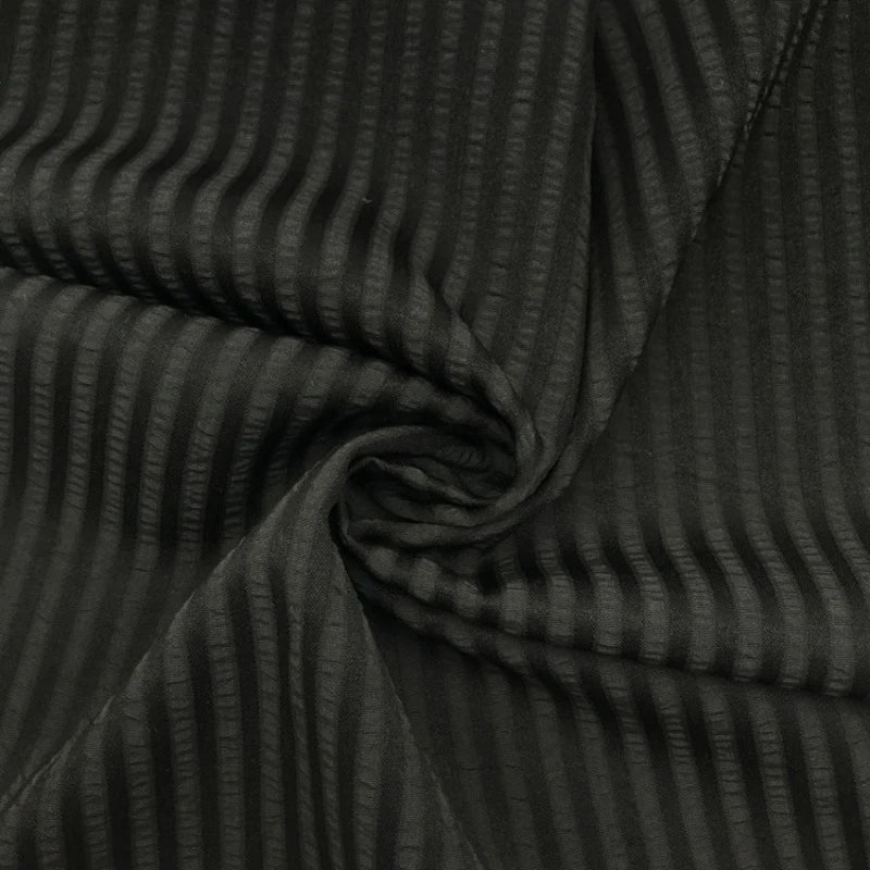 Colorful Striped Seersucker Fabric By the Yard