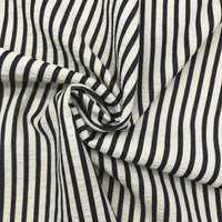 Colorful Striped Seersucker Fabric By the Yard
