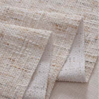 A close-up of Longan Craft Colorful Tweed Chenille Fabric by the yard, showing its textured woven, soft chenille surface—perfect for chic upholstery or clothing projects.