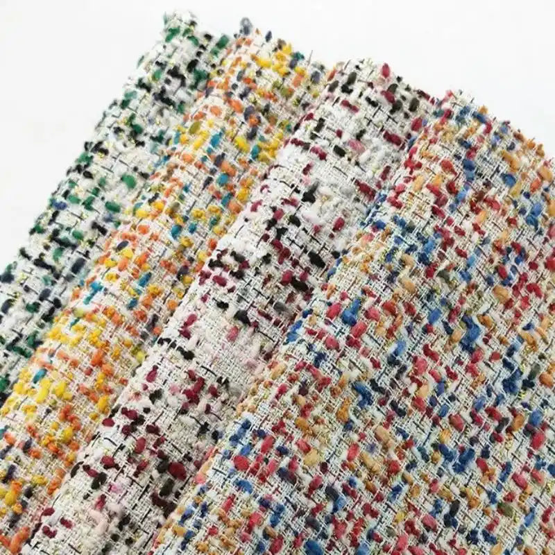 Colorful Tweed Fabric By The Yard