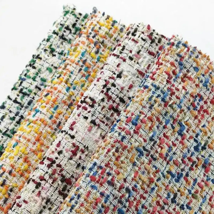Colorful Tweed Fabric By The Yard
