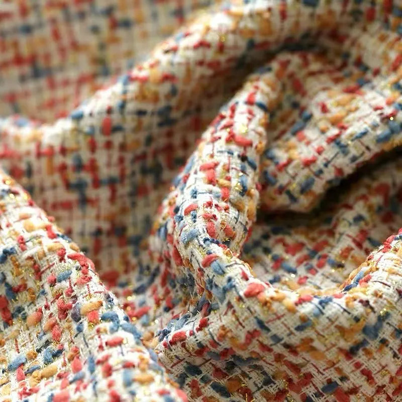 Colorful Tweed Fabric By The Yard