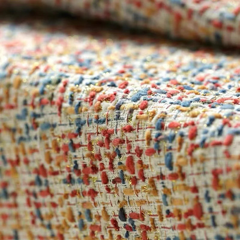 Colorful Tweed Fabric By The Yard
