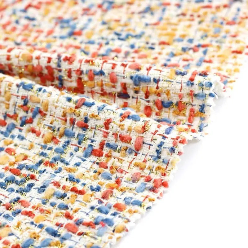 Colorful Tweed Fabric By The Yard