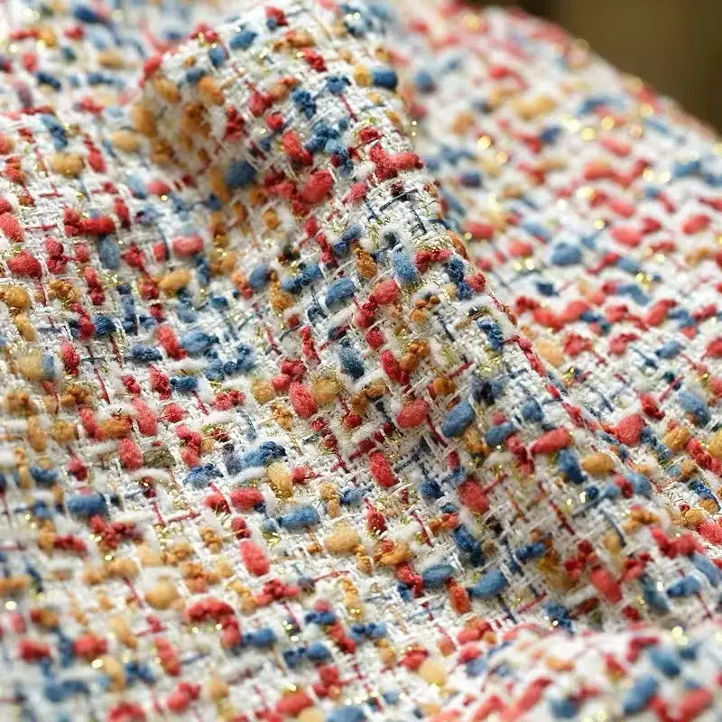 Colorful Tweed Fabric By The Yard