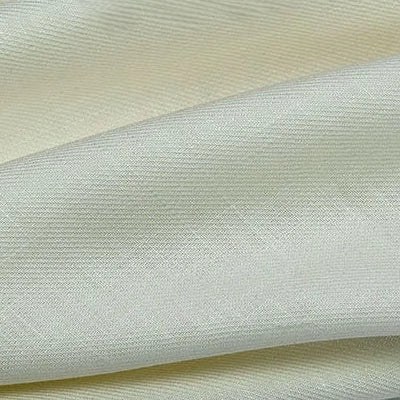 Close-up of smooth, colorful twill Lyocell fabric by the yard from Longan Craft, featuring 100% sustainable lyocell material with a delicate diagonal ribbed texture and soft folds—ideal for comfortable suits.