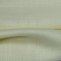 Close-up of Longan Craft’s Colorful Twill Lyocell Fabric by the yard in light beige, made from 100% sustainable lyocell with a subtle diagonal weave—perfectly soft and comfortable for suits.