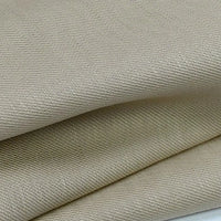 Close-up of Longan Craft’s Colorful Twill Lyocell Fabric By The Yard—100% lyocell with a subtle diagonal weave, soft folds, and a smooth, slightly textured surface; ideal, sustainable material for comfortable suits.