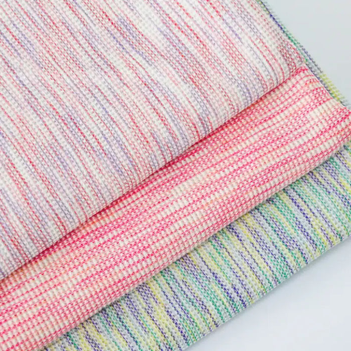 Colorful Waffle Knit Material By The Yard
