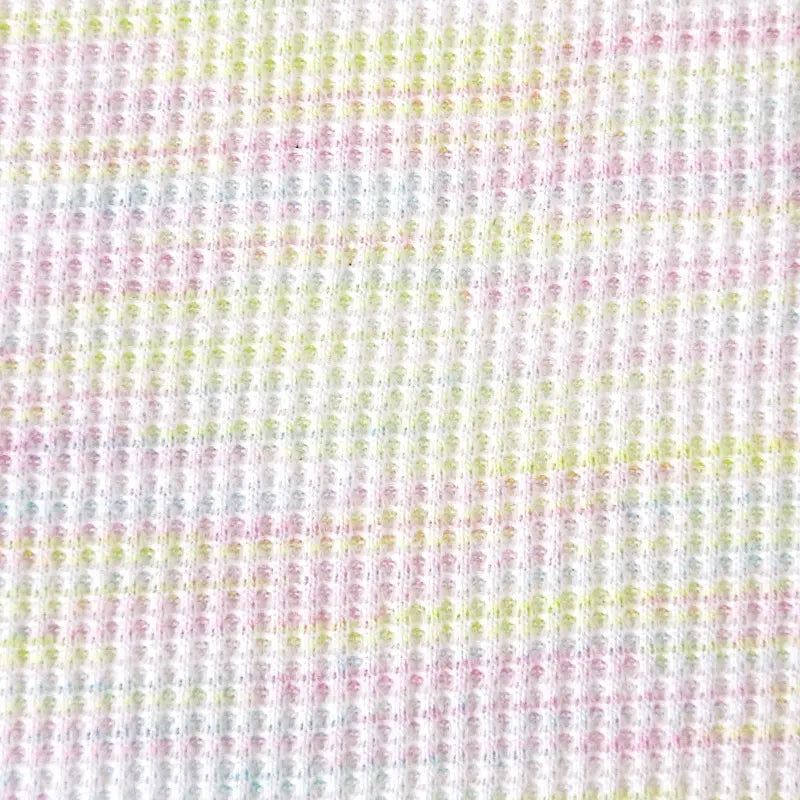 Colorful Waffle Knit Material By The Yard