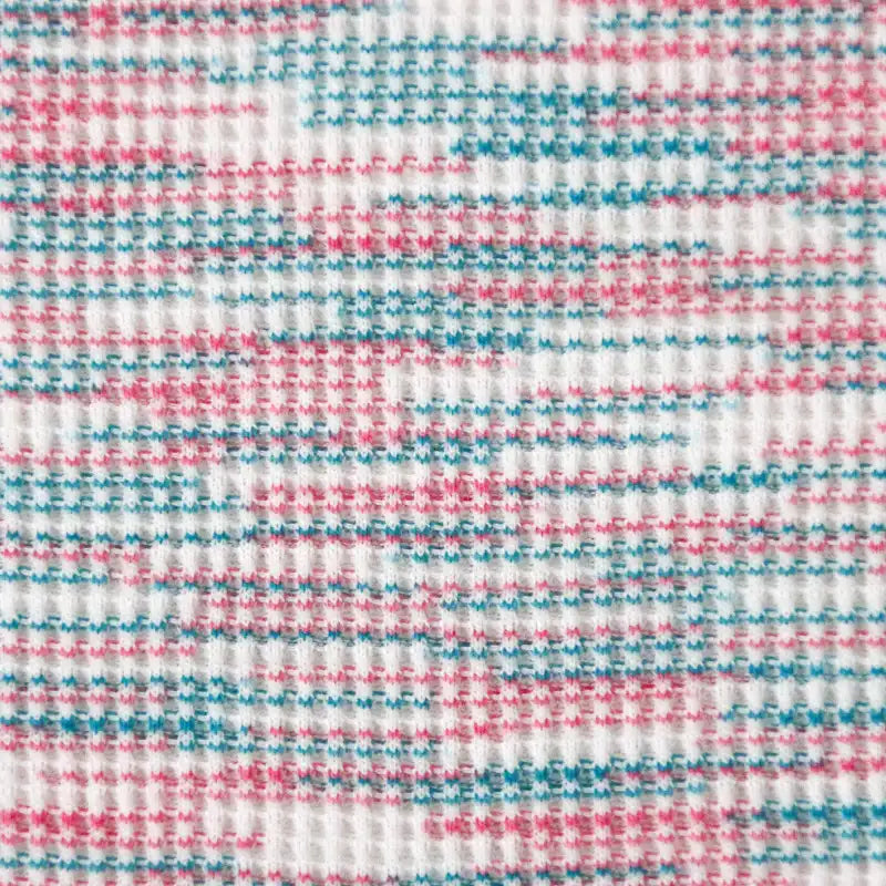 Colorful Waffle Knit Material By The Yard