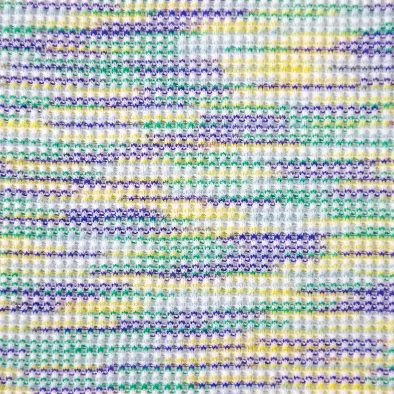 Colorful Waffle Knit Material By The Yard