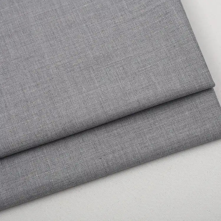 A folded piece of Colorful Worsted Wool Fabric By The Yard in premium multicolor wool.
