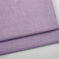 Folded piece of premium lavender Colorful Worsted Wool Fabric By The Yard.