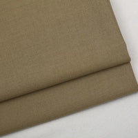 Folded piece of solid olive green Colorful Worsted Wool Fabric By The Yard.