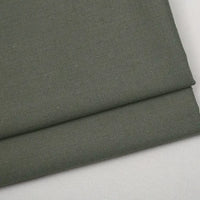 A folded piece of olive-green Colorful Worsted Wool Fabric By The Yard in premium worsted wool.