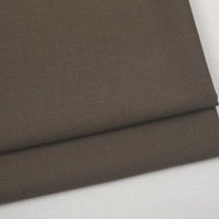 Folded piece of premium dark brown Colorful Worsted Wool Fabric By The Yard.