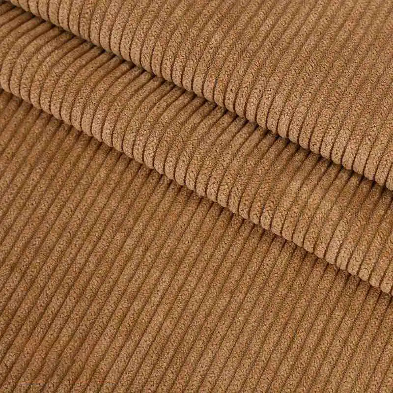 Cotton 8 Wales Solid Color Corduroy Fabric By the Yard-Longan Craft