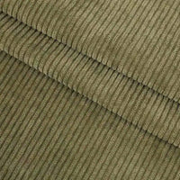 Cotton 8 Wales Solid Color Corduroy Fabric By the Yard-Longan Craft