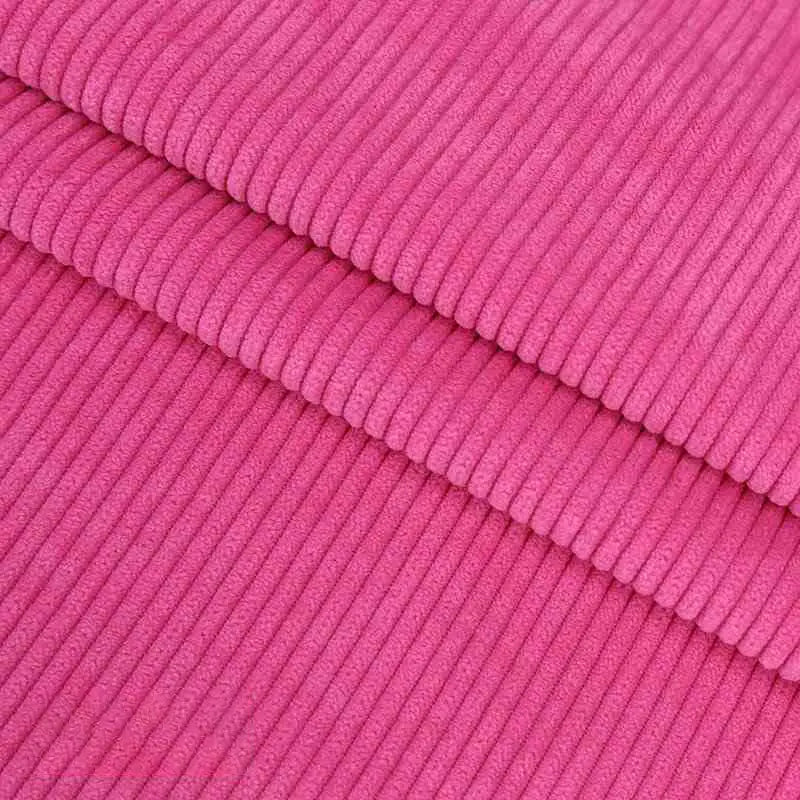 Cotton 8 Wales Solid Color Corduroy Fabric By the Yard-Longan Craft