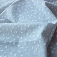 Longan Craft's Cotton Floral Printed Voile Fabric by the yard features a multicolor washed flower print on lightweight, breathable cotton—ideal for cozy, casual wear and airy garments.