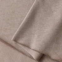 A close-up of Longan Craft’s Cotton Jersey Fabric By The Yard, showing its light brown, soft, smooth texture and fine knit—perfect colorful single jersey material for casual wear.