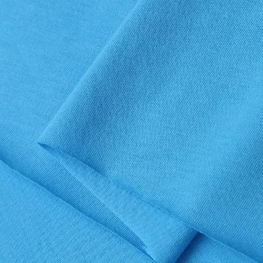 A close-up of Longan Craft's Cotton Jersey Fabric By The Yard, highlighting its smooth, soft texture and fine weave—ideal colorful single jersey material for breathable, comfortable casual wear.