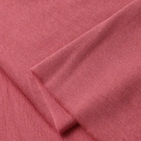 A close-up of two overlapping pieces of Longan Craft Cotton Jersey Fabric By The Yard, featuring soft, rose-pink single jersey material with a smooth finish and neat edges, perfect for breathable and comfortable casual wear.