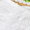 Cotton Hollow 3D Embroidered Eyelet Fabric By The Yard
