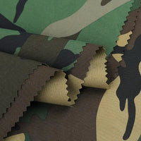 Cotton Twill Camo Fabric By The Yard