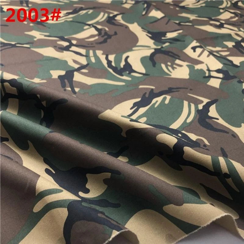 Cotton Twill Camo Fabric By The Yard