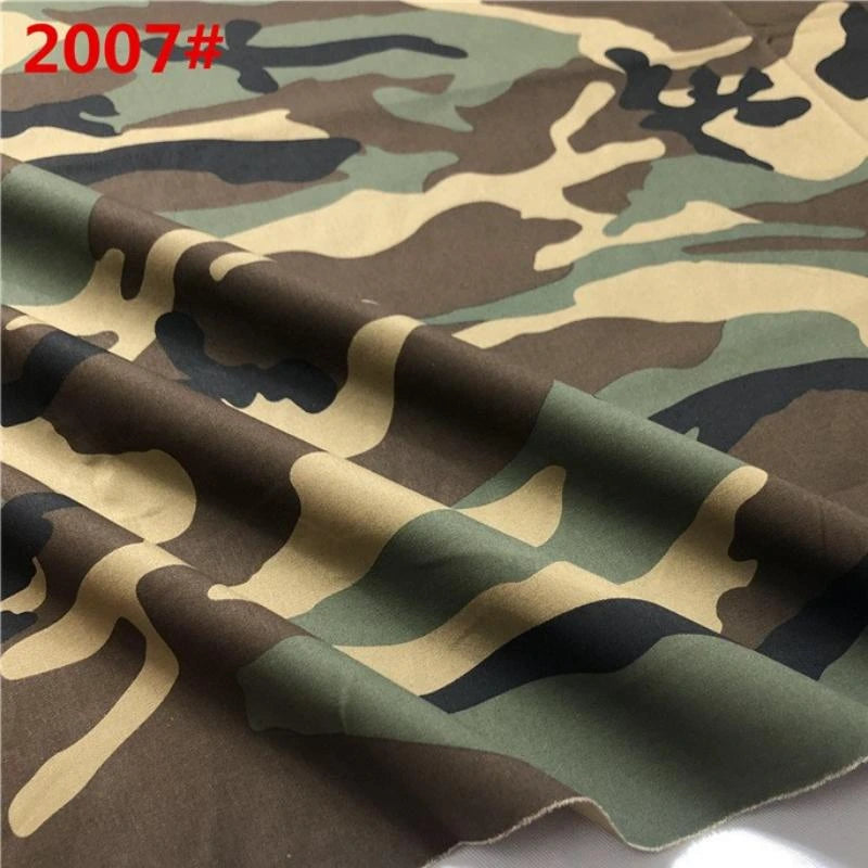 Cotton Twill Camo Fabric By The Yard