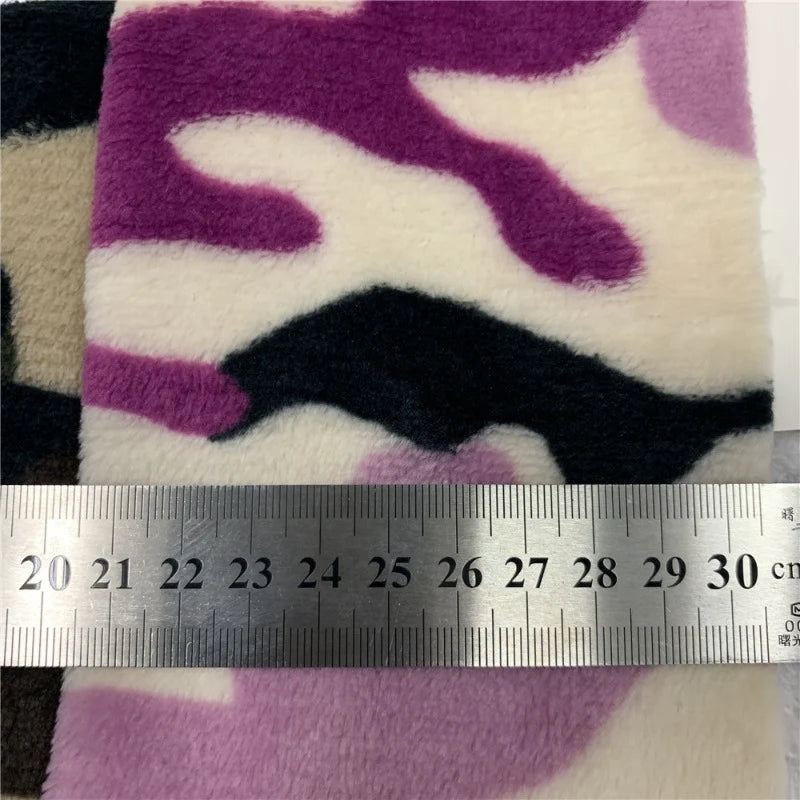 Double-Sided Camo Flannel Fabric By The Yard