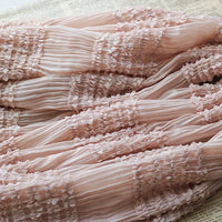 Stretchy Pleated Chiffon Fabric By The Yard