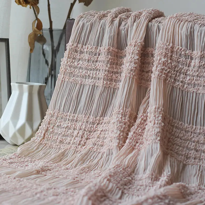 Stretchy Pleated Chiffon Fabric By The Yard