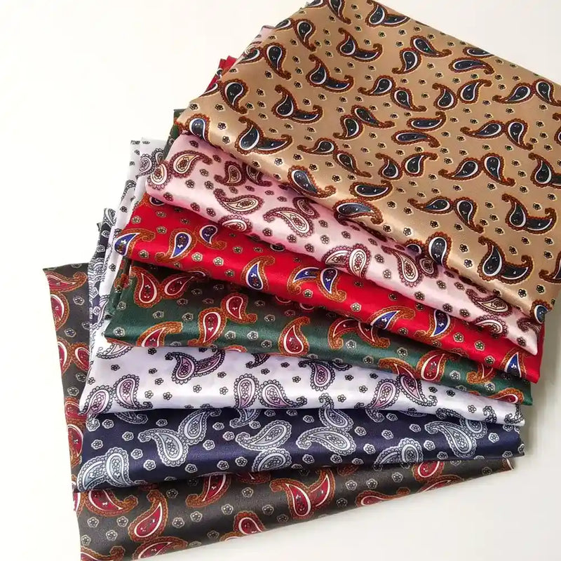 EthnicSatinPaisleyFabricByTheYard