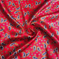 EthnicSatinPaisleyFabricByTheYard
