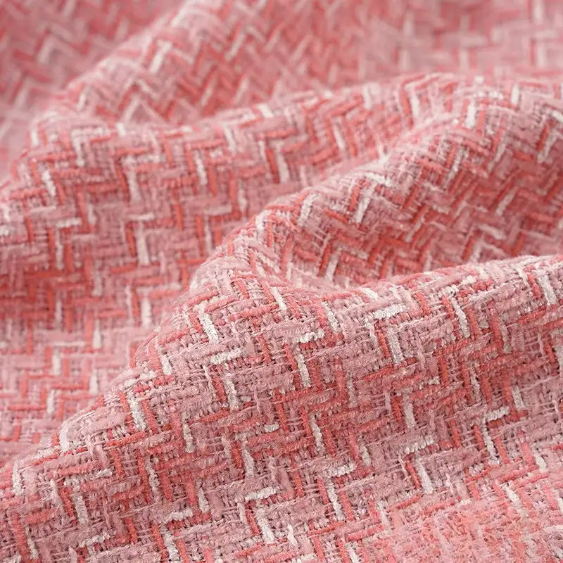 Fashionable Chenille Tweed Fabric By The Yard