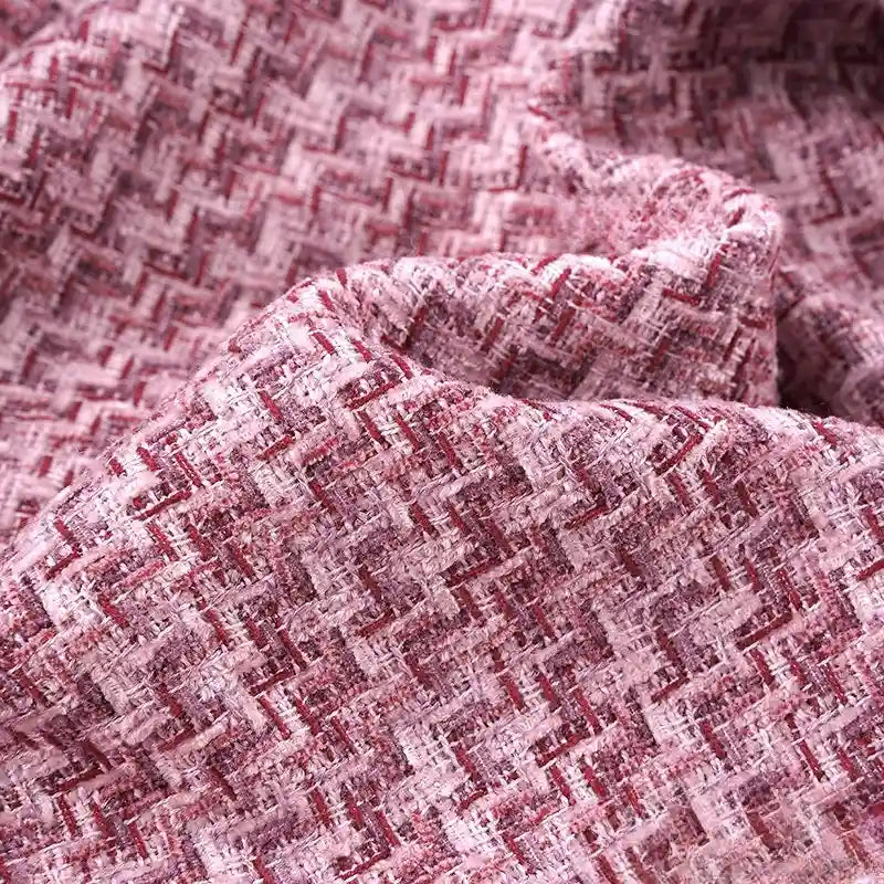 Fashionable Chenille Tweed Fabric By The Yard