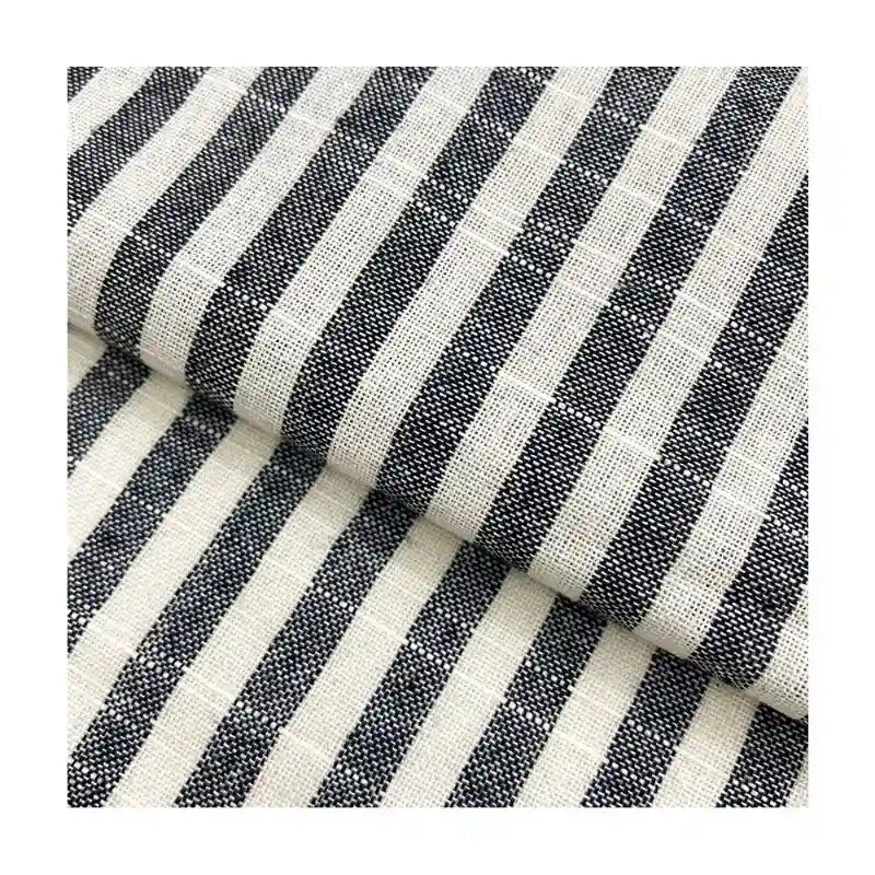 Fine Stripes Cotton Chambray Fabric
