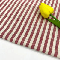 Fine Stripes Cotton Chambray Fabric