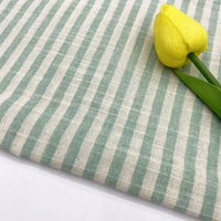 Fine Stripes Cotton Chambray Fabric