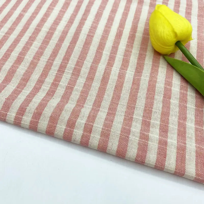 Fine Stripes Cotton Chambray Fabric
