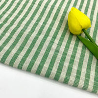 Fine Stripes Cotton Chambray Fabric