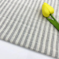 Fine Stripes Cotton Chambray Fabric